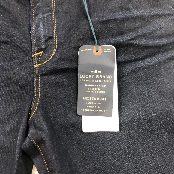 🚫SOLD eBay🚫 Lucky Brand • Lolita Boot Dark Jeans - Picture 5 of 8